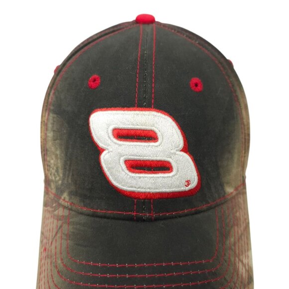 Chase Authentics Team Realtree Dale Jr 8 NASCAR Camo Strapback Cap Hat Trucker - Picture 7 of 13